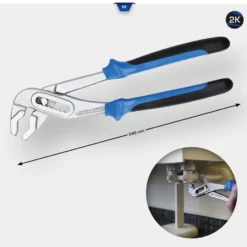 BRILLIANT TOOLS Wasserpumpenzange 10" 250 mm - BT064902