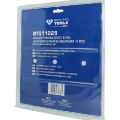 BRILLIANT TOOLS Zierleistenkeile-Satz 6tlg. - BT511025