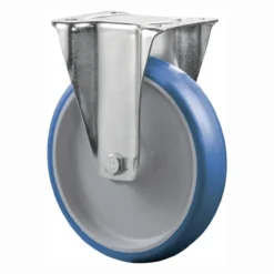 BS Rollen Bockrolle Polyurethan blau Rollenlager Rad-Ø 80 mm 125 kg - L410.B36.080