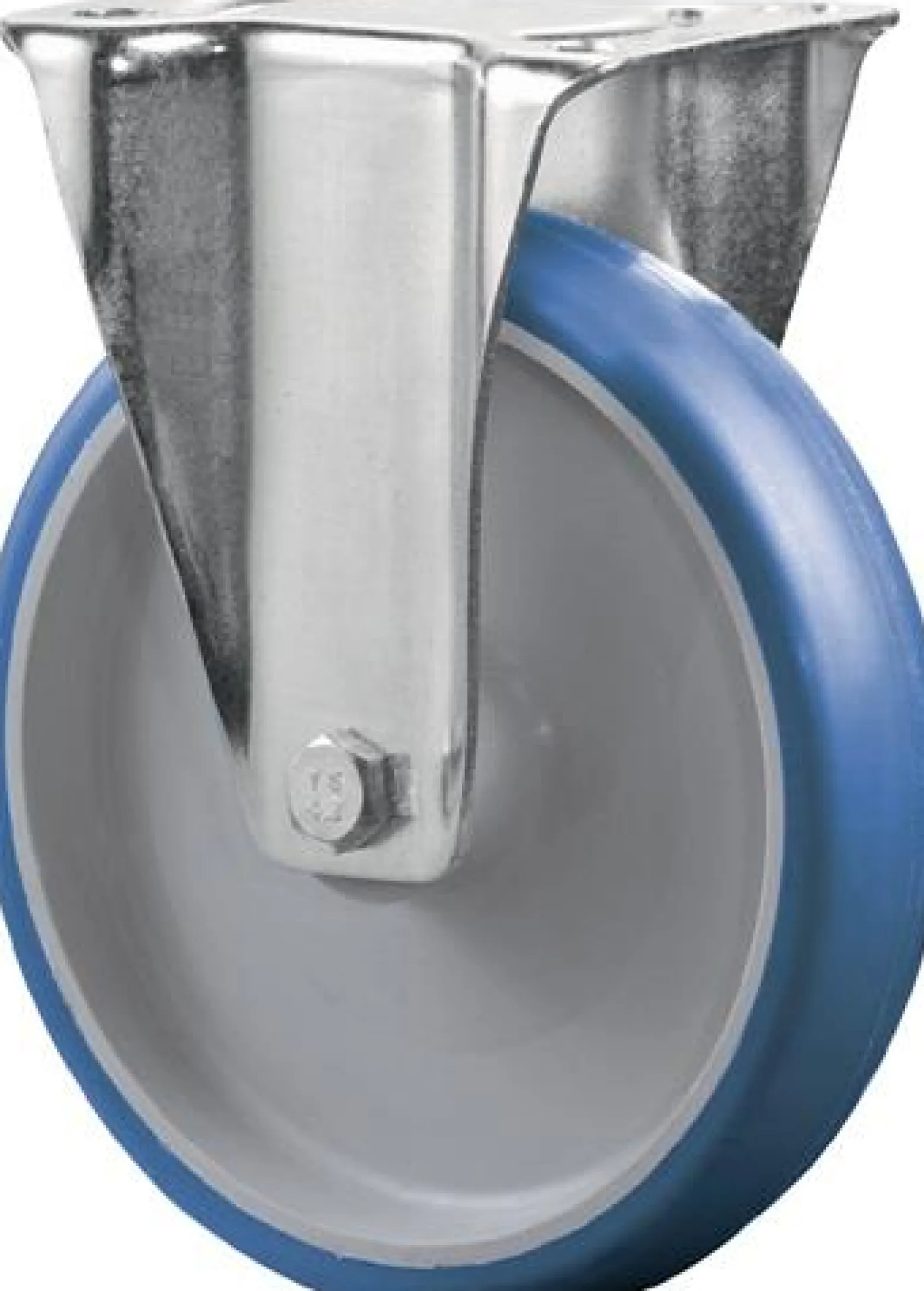 BS Rollen Bockrolle Polyurethan blau Rollenlager Rad-Ø 80 mm 125 kg - L410.B36.080