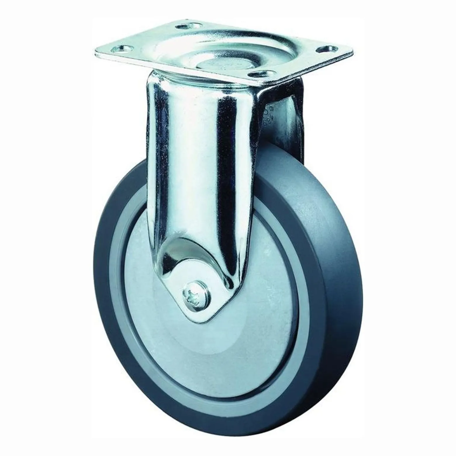 BS Rollen Bockrolle Vollgummi Kugellager schwer 80 mm 80 kg - C110.A85.081