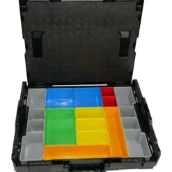 BS Systems L-Boxx 102 schwarz inkl. Inset-Box-Set 12tlg.
