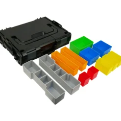 BS Systems L-Boxx 102 schwarz inkl. Inset-Box-Set 12tlg.
