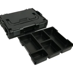 BS Systems L-Boxx 102 schwarz inkl. Kleinteileeinsatz 5 Fächer
