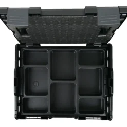 BS Systems L-Boxx 102 schwarz inkl. Kleinteileeinsatz 8 Fächer