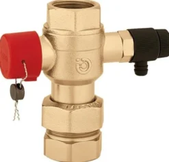 CA Kappenventil für Ausdehnungsgefäß 3/4Zoll, bis 350 kW, mit Entleerung