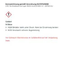 CRC Edelstahlreiniger INOX KLEEN 500 ml - 20720-AU