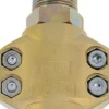 Dampfschlaucharmatur STA verz.u.gelb passiviert Schl.-Gr.25mm AG 1 Zoll TEGUMA