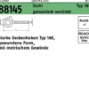 Deckenhaken R 88145 Typ 18E M12x 180x 22 Stahl galv.verz. 10 Stück