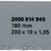 Diamantsäbelsägeblatt L.200mm B.19mm 1 St./Karte TECWERK