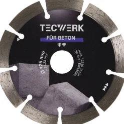 Diamanttrennscheibe BETON D.350mm Bohr.25,4mm Seg.-B.40mm