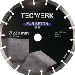 Diamanttrennscheibe BETON D.230mm Bohr.22,23mm Seg.-B.38,5mm