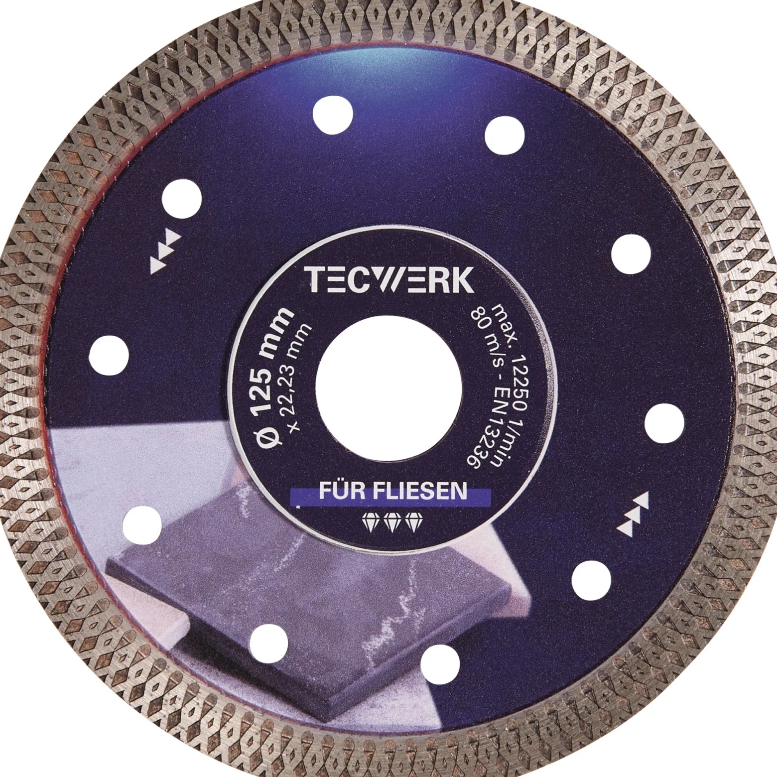 Diamanttrennscheibe FLIESEN PRO X D.125mm Bohr.22,23mm TW