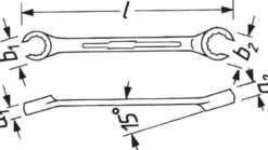 Doppelringschlüssel 612 30x32mm 300mm HAZET