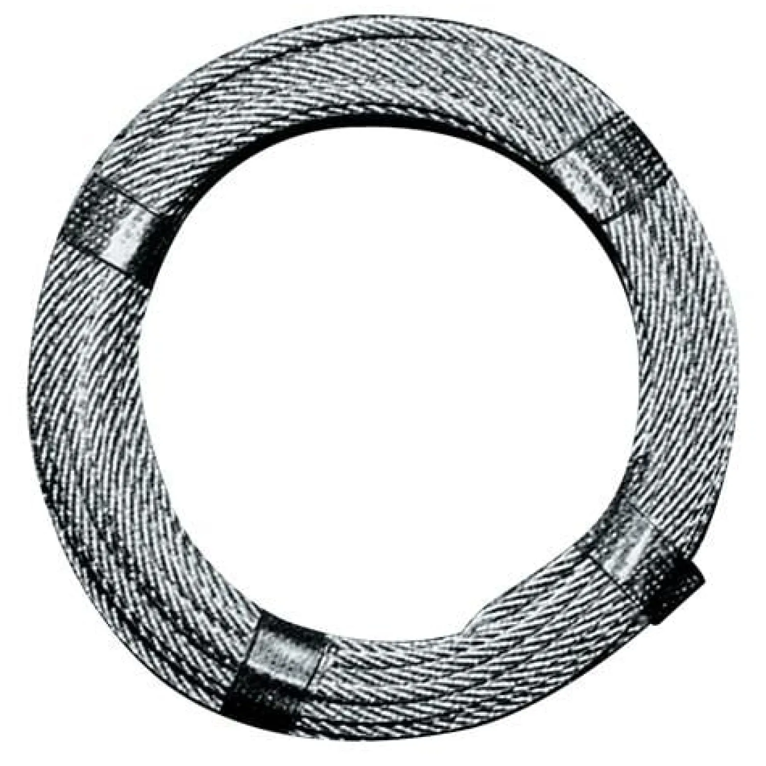 Drahtseil Ø 5,0 - 6,0 mm Länge 10 m 6 x 12 + 1 FE - 80868