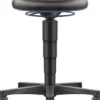 Drehhocker Bodengleiter Kunstleder Kunstleder schwarz Sitz-H.450-650mm BIMOS