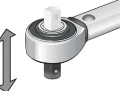 Drehmomentschlüssel 1/2 Zoll 20-100 Nm Skalenteilung 0,5 Nm TECWERK