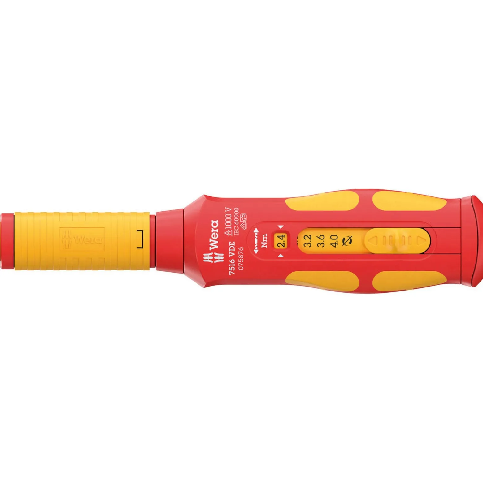 Drehmomentschraubendreher 7516 VDE Kraftform Safe-Torque Speed 9mm WERA