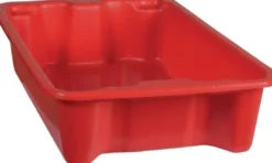 Drehstapelbehälter PP rot L590xB380xH135mm - K400/05 28405021