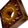 Drehwendeschneidplatte ISO CNMG 120404E-FM:TT310 D.5,16mm PVD beschichtet Gold