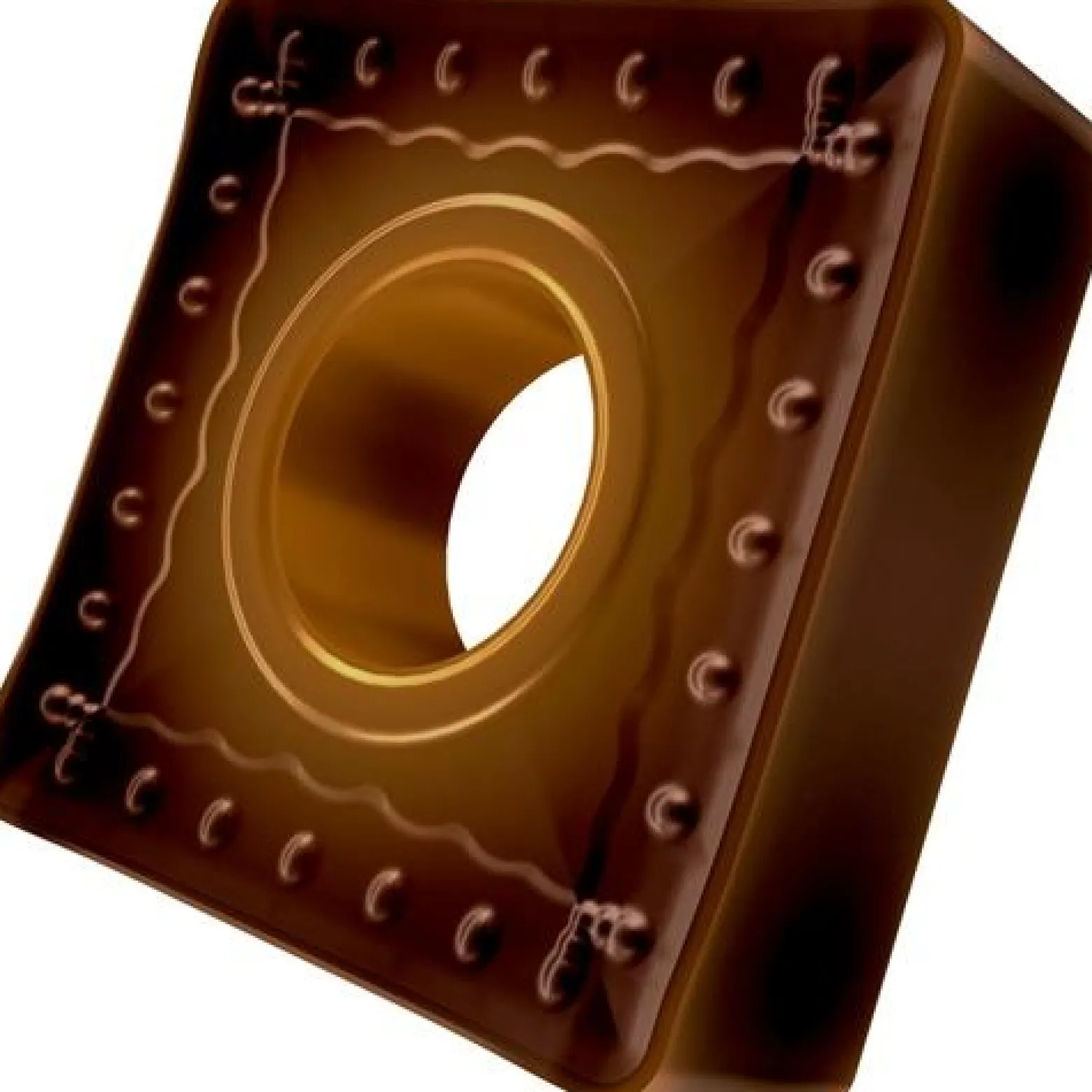Drehwendeschneidplatte ISO SNMM 250924E-OR:T8430 D.9,12mm PVD beschichtet
