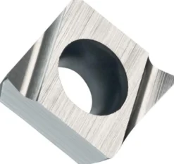 Drehwendeschneidplatte ISO CPGX 080304FL-JR:TT010 Bohrungs-D. 3,4mm Farbe Grau