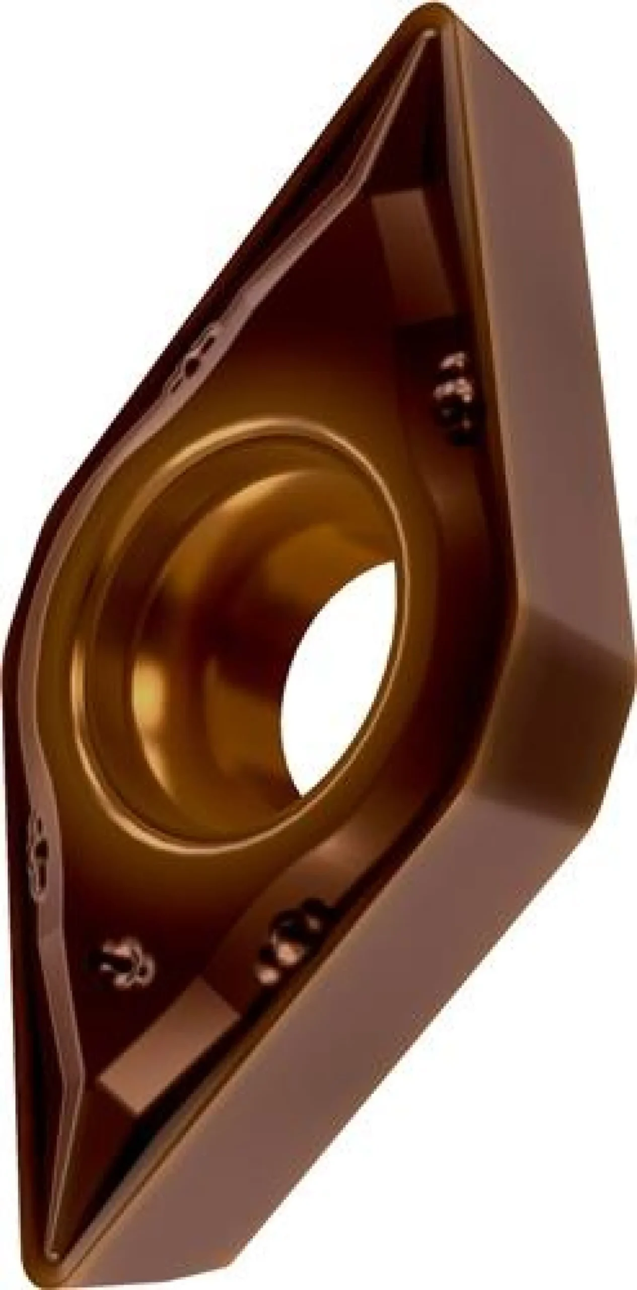 Drehwendeschneidplatte ISO DCMT 070204E-FM:T8430 D.2,8mm PVD beschichtet PRAMET