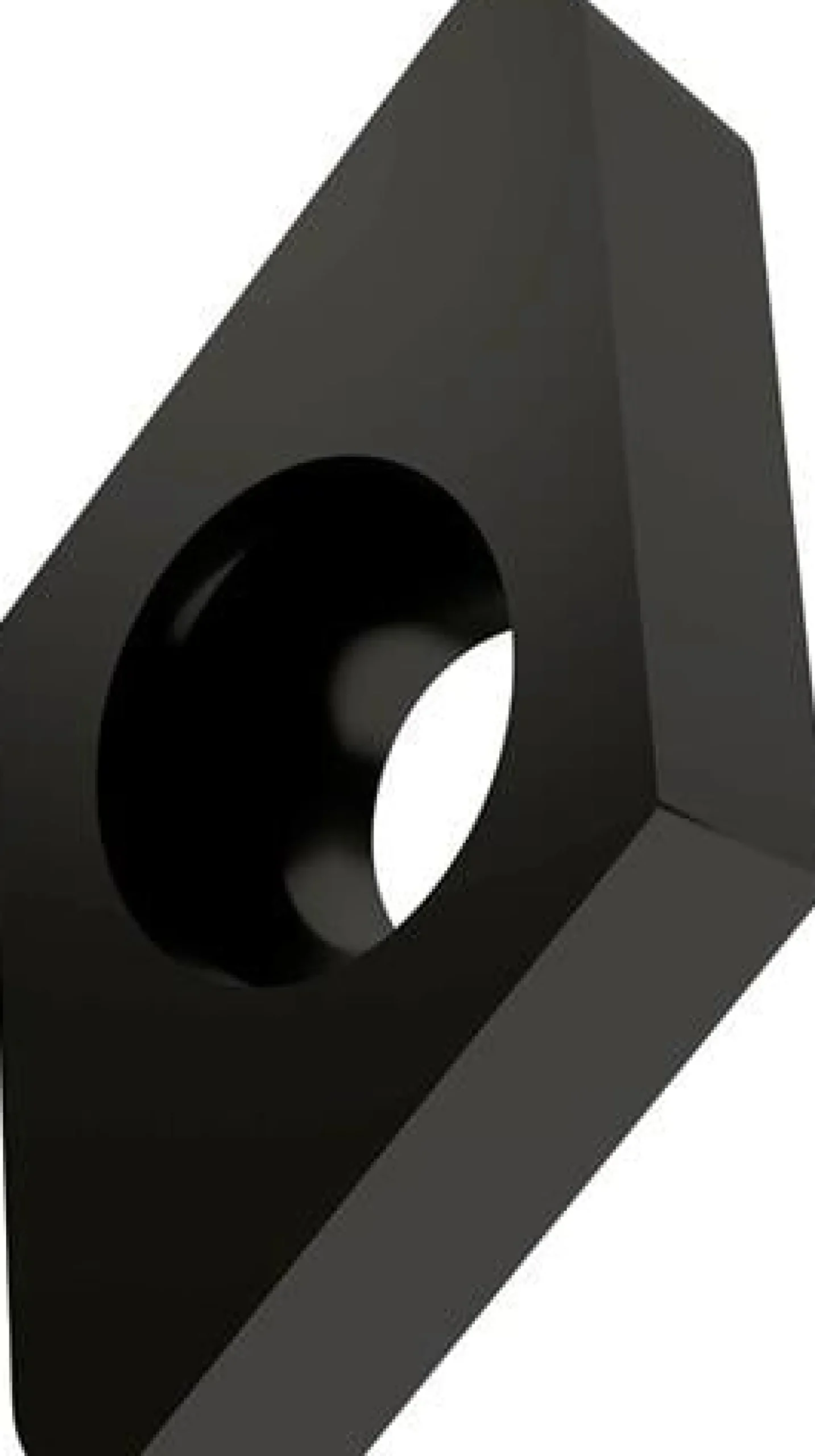 Drehwendeschneidplatte ISO DCMW 11T304:T5305 D.4,4mm MT-CVD beschichtet Schwarz