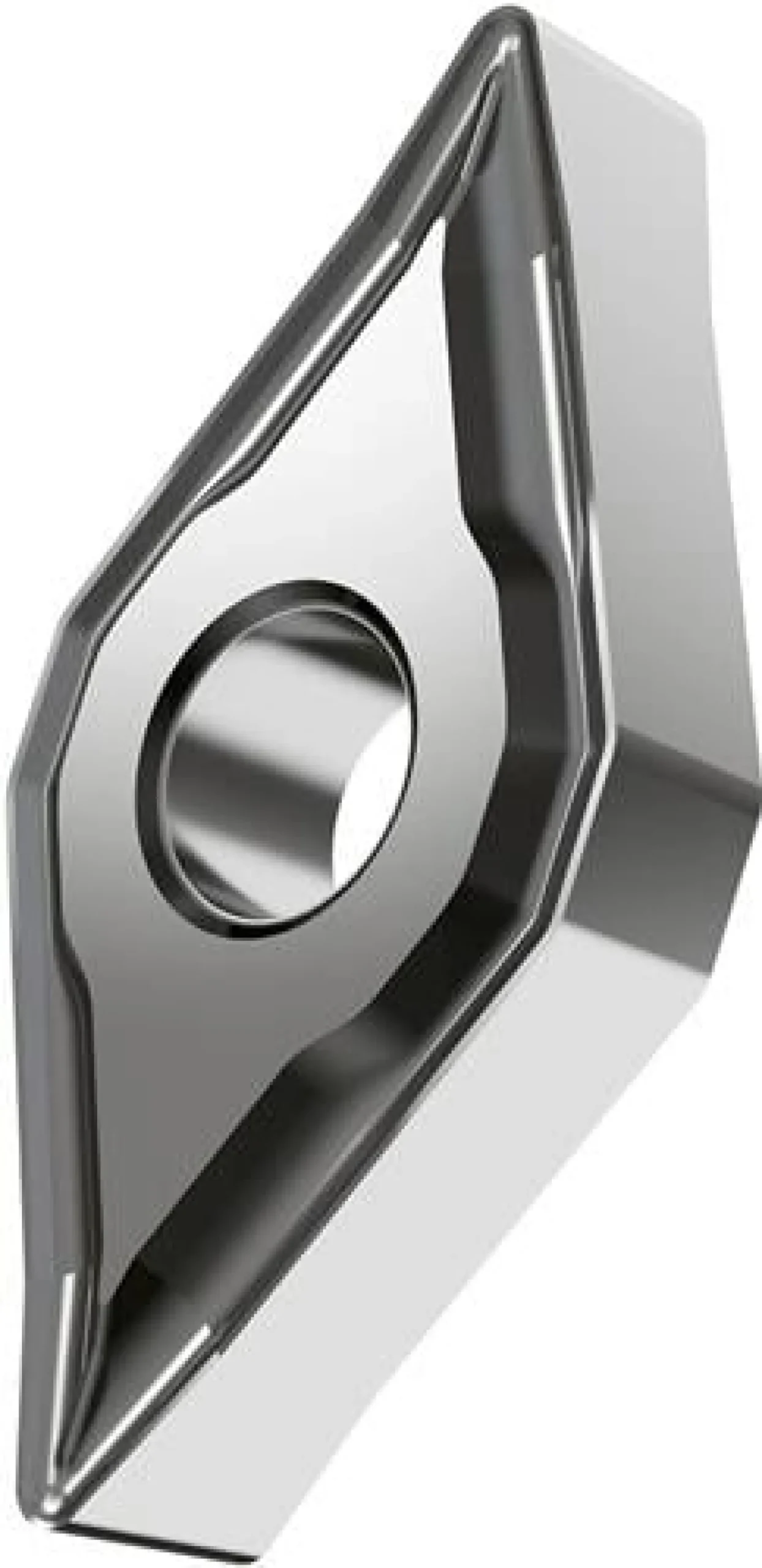 Drehwendeschneidplatte ISO DNMG 150604E-NF:HF7 Bohrungs-D. 5,16mm Farbe Silber