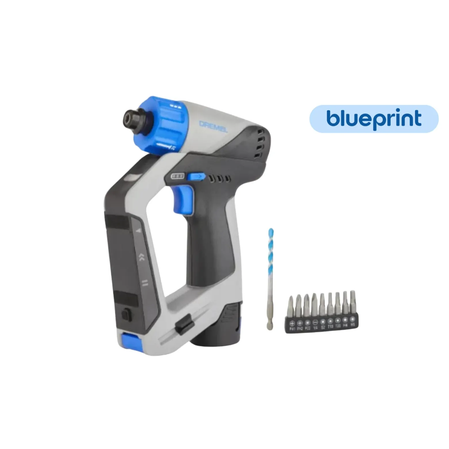 DREMEL® Blueprint 3-in-1 Akku-Bohrschrauber 12V /1x Akku 12V 2.0Ah + Ladegerät und Zubehör - F013DD12JA