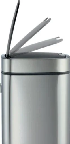 DURABLE Abfallsammler NO TOUCH 12L 12l H430mm VA/Ku.metallic silber - 342123