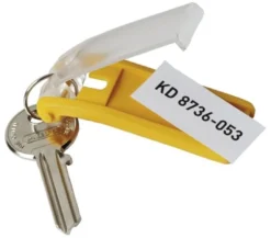 DURABLE Schlüsselanhänger Key Clip gelb Ku. - 1957-04