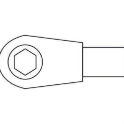 Einsteckumschaltknarre 6408 9x12mm 1/4 