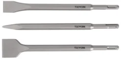 Einsteckwerkzeugset SDS-plus 3-tlg.in Ku.-Box L.250mm KU-Box TECWERK