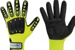 ELYSEE 1 Paar Handschuhe Resistant leuchtend gelb / schwarz Gr. 10 - 0881-10H