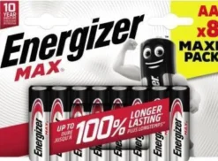 Energizer Batterie Max Alkaline E303324700 AA LR6 8St.