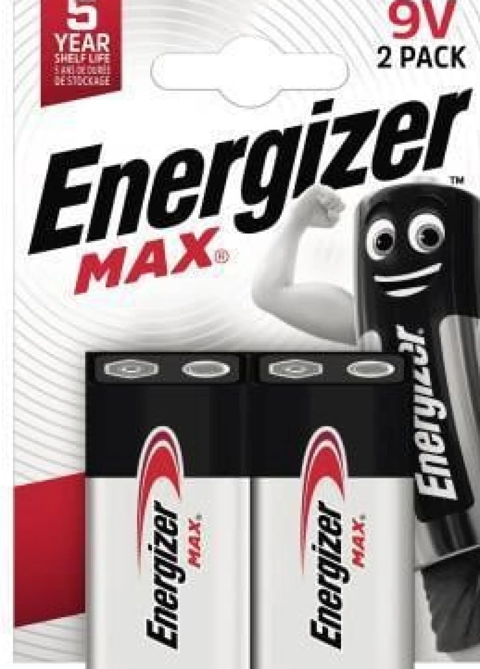 Energizer Batterie Max Alkaline 9V/E-Block/6LR61 2 St./Pack.