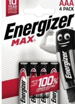 Energizer Batterie Max Alkaline E303325600 AAA LR03 4St.