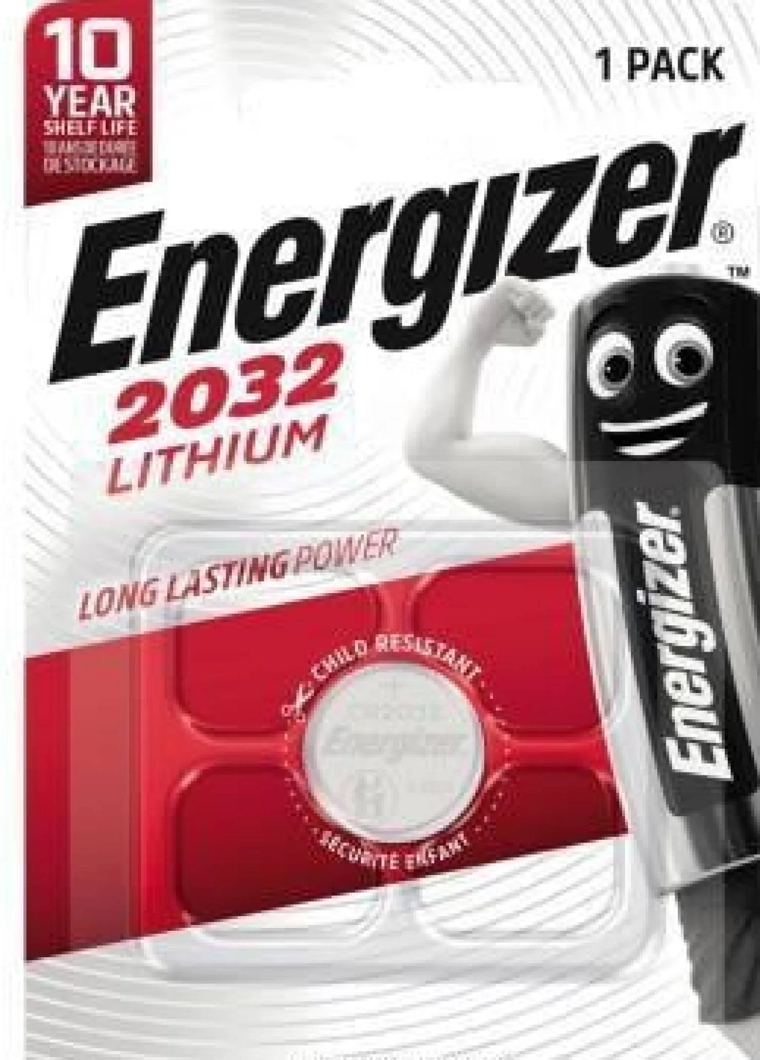 Energizer Spezialzelle Lithium CR 2032 E301021300