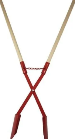 Erdlochausheber 200 x 150 / 110 mm mit 2 Eschenstielen - 55054
