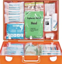 Erste Hilfe Koffer Beruf SPEZIAL Holzbearbeitung B400xH300xT150ca.mm orange