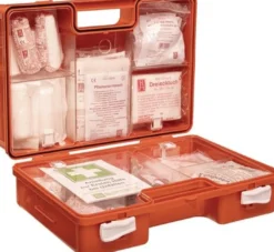 Erste Hilfe Koffer DIN 13169-2021 B310xH210xT130ca.mm orange B-SAFETY