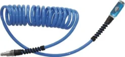 EWO Spiralschlauchset Innen-Ø 6,5 mm Außen-Ø 10 mm Länge 3,5 m Sicherheitskupplung DN 7,4 PU - E40924