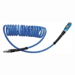 EWO Spiralschlauchset Innen-Ø 6,5 mm Außen-Ø 10 mm Länge 3,5 m Sicherheitskupplung DN 7,4 PU - E40924