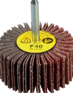 Fächerschleifer KM 613 Ø60xH30mm K.60 Korund Schaft-D.6mm KLINGSPOR