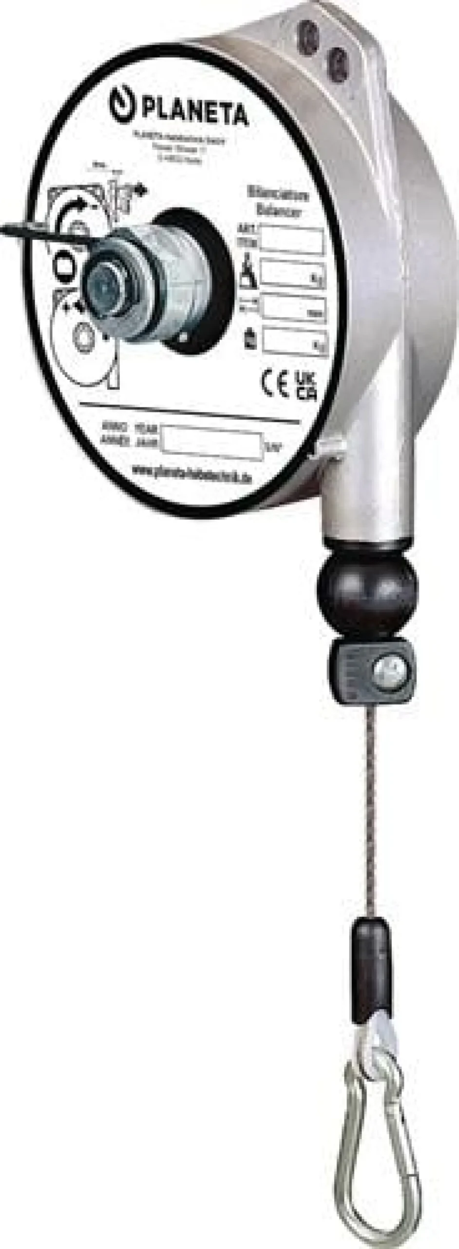 Federzug TCN 9311 Trgf.0,4-1kg Edelstahl-Drahtseil Seillänge 1,6m