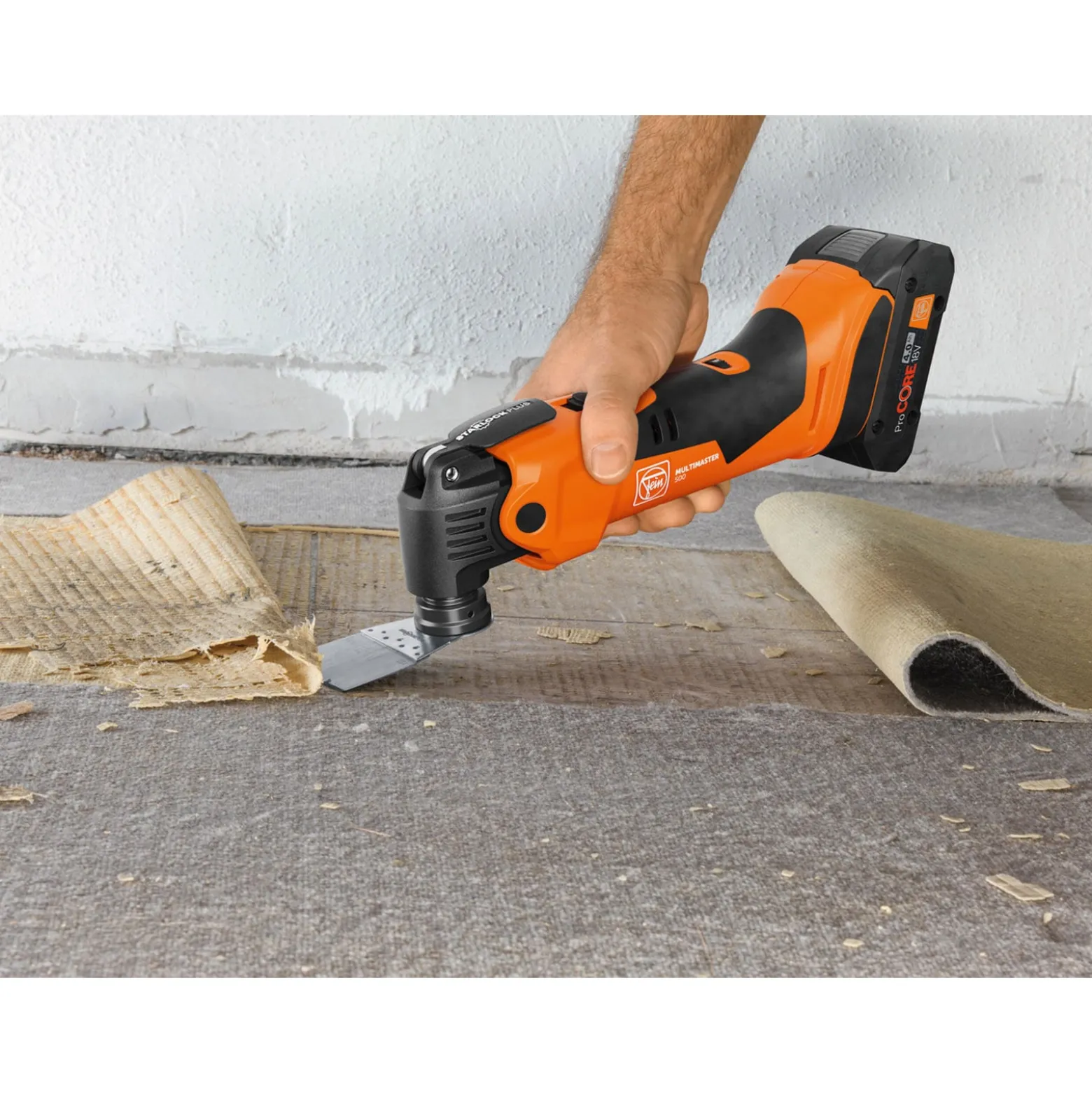 Fein Akku MULTIMASTER AMM 500 AS / 1x 2,0 Ah Akku + Ladegerät in Nylon-Tasche - 71293869000