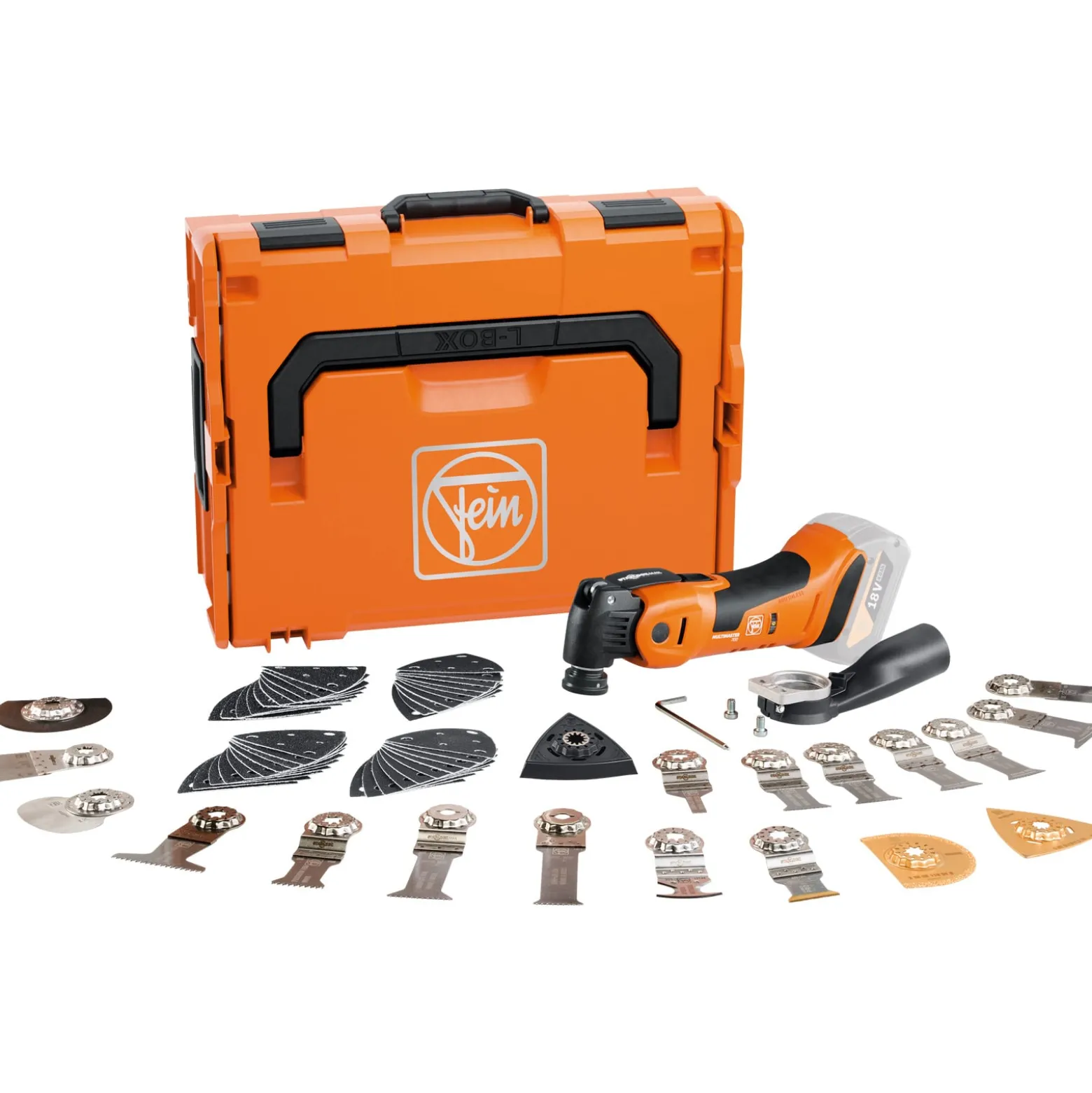 Fein Akku-MultiMaster AMM 700 MAX TOP AS 18 V Solo inkl. Zubehör im Koffer - 71293663000