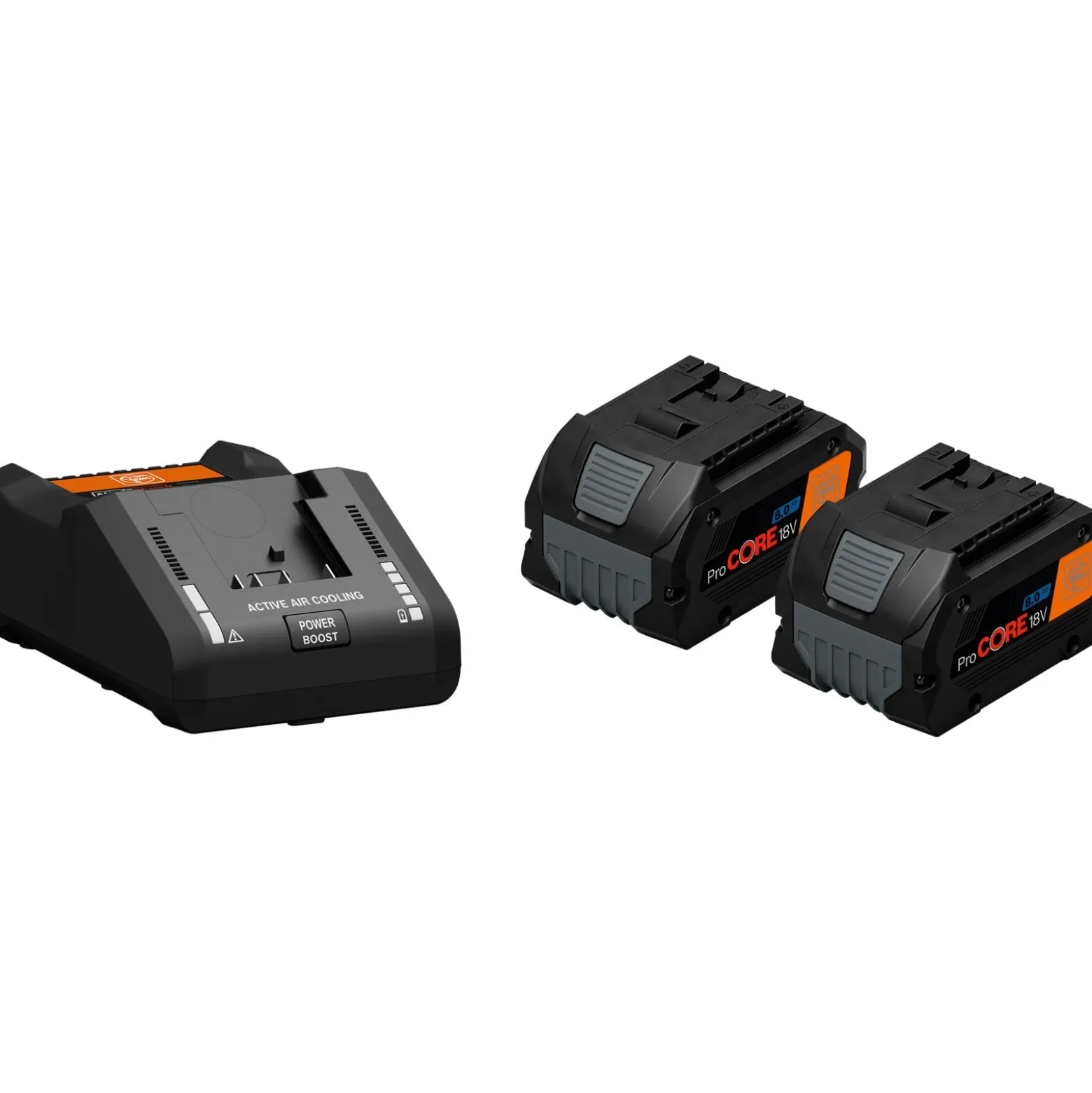 Fein Akku Starter Set ProCORE 18 V / 2x 8,0 Ah ProCORE + Ladegerät GAL18 V-160 - 92604229010
