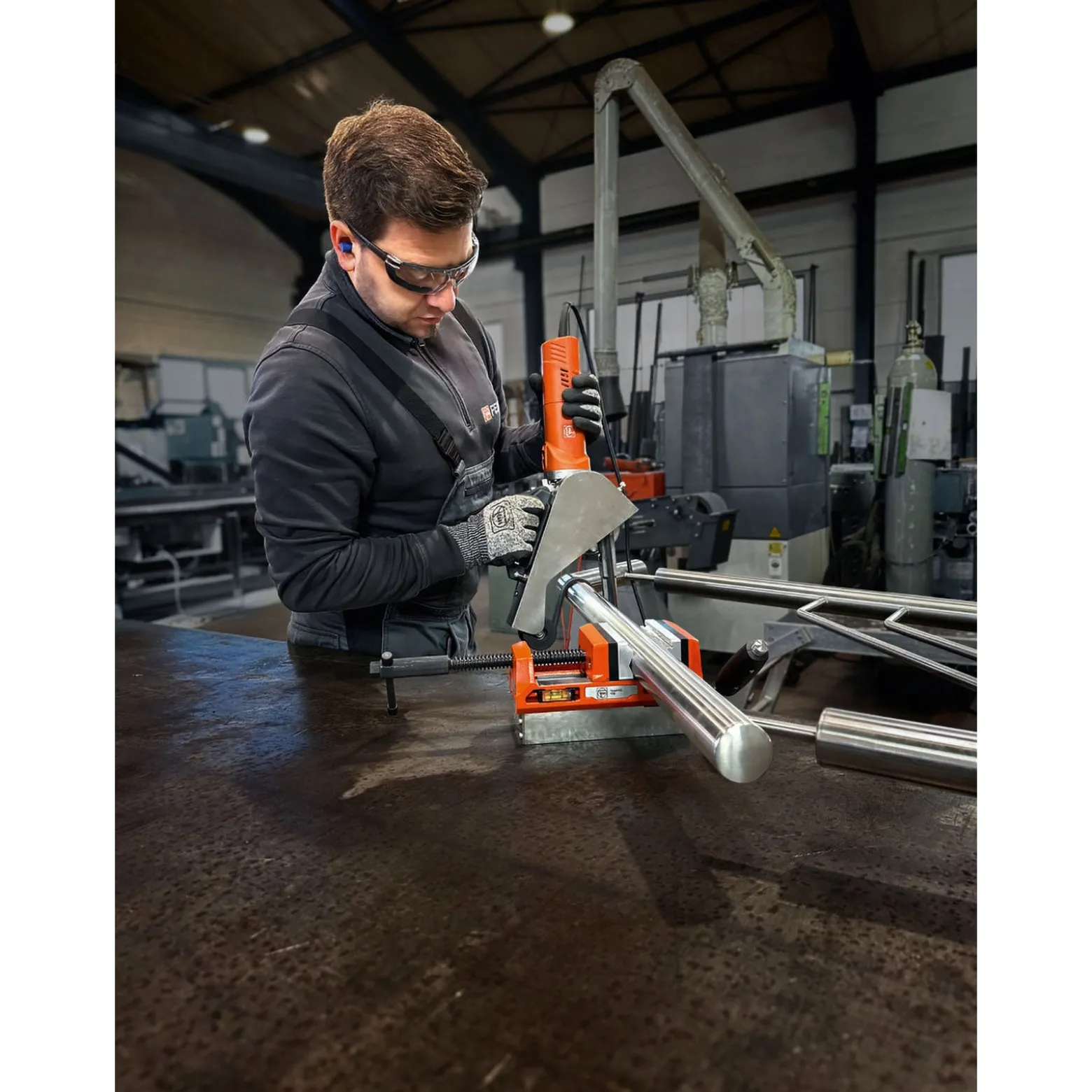 Fein Schutzbackenpaar Set (P) Prisma und (B) Blank 110 mm Aluminium (FEIN VersaMAG) - 90701010010